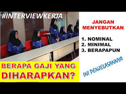 Mitra kukar belum kunjung membayar tunggakan gaji pemain. Jawaban Kalau Ditanya Gaji Yang Diharapkan Ketika Interview Youtube