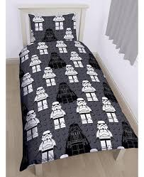 Official Lego Star Wars Single Duvet Cover Set Features Darth Vader And Stormtroopers Lego Bedroom Single Duvet Cover Bed