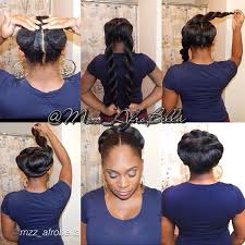 Whether you wear your hair in locs or not, this braided bun by chescalocs will save your everyday bun from getting 16. Faux Bun Started Out Pulling My Hair In 2 Puffs In The Back I Then Took 2 Packs Of Jumbo Braid Kanekalon Kanekalon Hairstyles Natural Hair Styles Hair Styles