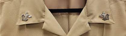Arrange ribbons in order of precedence in rows from top down and inboard to outboard. 4221 E1 E6 Rate Insignia