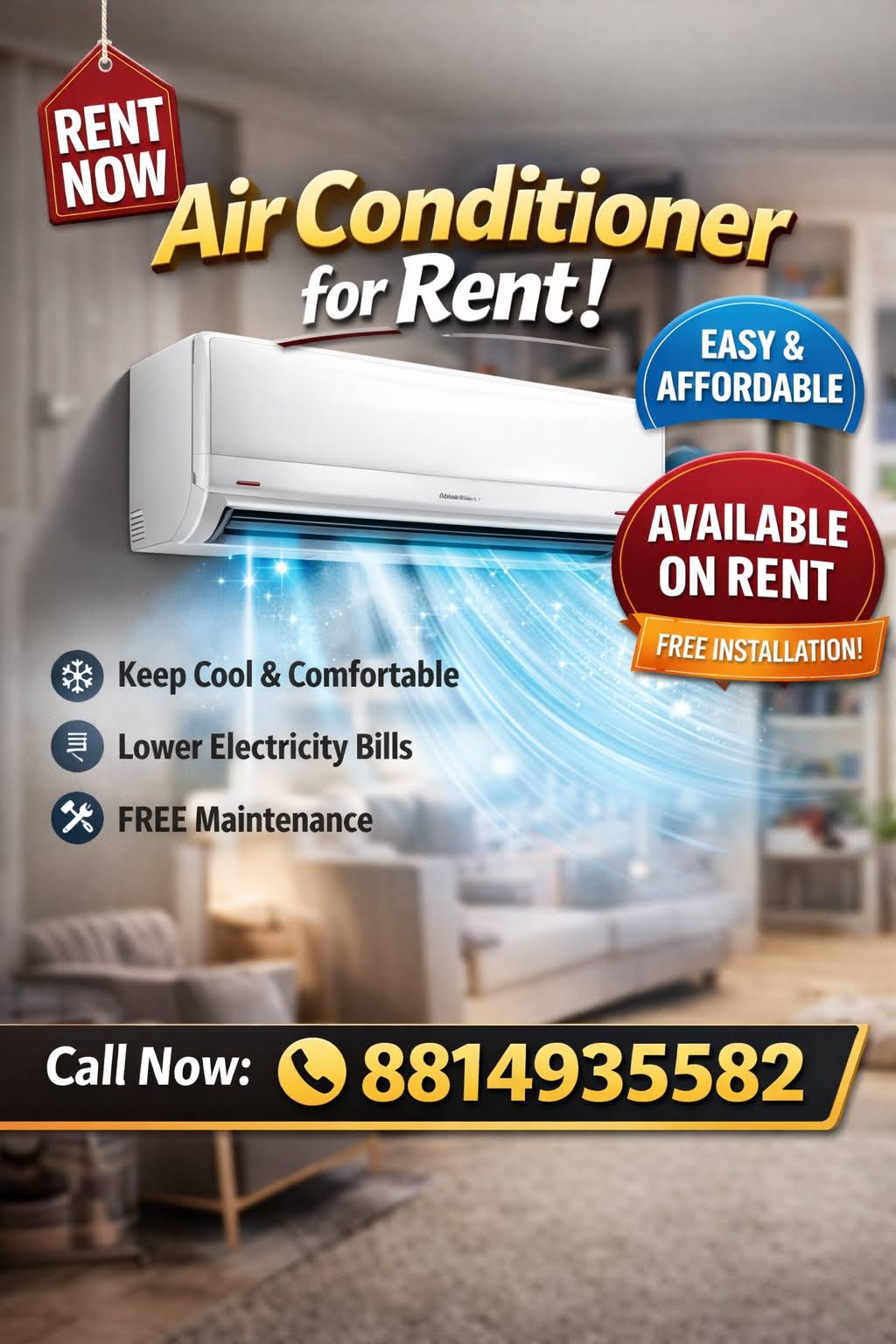 split ac on rent product image
