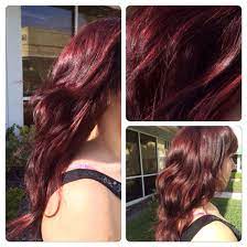 Sangria Red Haircolor Done With Redken Shades Eq Perfect For Fall Winter 2014 Redken Hair Color Red Hair Color Shades Redken Hair Products