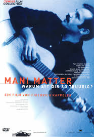 Manele is a mixture of oriental romanian folk and contemporary pop music with bases on balkan influences the lyrics usually refer to themes of love, enemies, money, alcoholism and difficulties of life in general, or some of the songs are specifically dedicated to parties, weddings, funerals, etc. Film Mani Matter Warum Syt Dir So Truurig Cineman