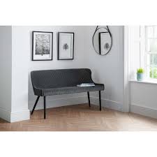 Do dining benches save space? Upholstered Dining Bench With High Back Off 65