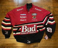 ✅ free shipping on many items! Dale Earnhardt Jr 3 Bud King Of Beers Red Jacket Mens Size Large Nascar 2000 Ebay Red Jacket Men Mens Jackets Red Jacket
