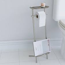 The basket is ideal for holding books, bathroom reads, and. Toilet Roll Stand Magazine Rack Valetto Store