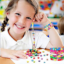 Natonhi 480 Pcs Polymer Clay Beads for Jewelry Bracelet Making Kit 24  Styles Preppy Beads DIY Arts and Crafts Kit Include Flower Smiley Face Bead  Char