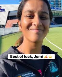 Jemimah Rodrigues is set to play the WBBL 2025 season for the Brisbane  Heat! Best of luck, Jemi 🏏⭐️ #WBBL2025 #BrisbaneHeat #JemimahRodrigues  #Cricket