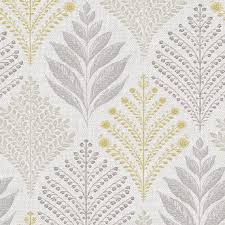 Grandeco Rowan Yellow Grey Wallpaper Yellow Grey Wallpaper Grey And White Wallpaper Mustard Wallpaper