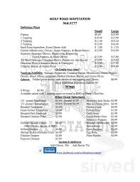 Those who did make it through, like wolf's ridge brewing, still. Wolf Road Waystation Menu In Geneseo Illinois Usa