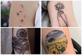 Sunflowers symbolize devotion, happiness, joy, and optimism. 35 Beautiful Sunflower Tattoos For The Bright And Optimistic Inspirationfeed