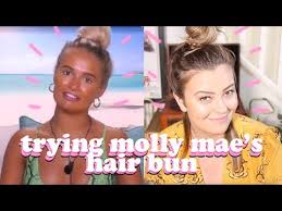 There are high buns, low buns, messy buns, and then there are double buns. Molly Mae Bun Hairstyle Tutorial Celebrity Hairstyles