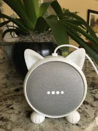 Google Home Mini Nest Mini Cat Ear Stand Etsy In 2020 Google Home Mini Mini Electronics Logo