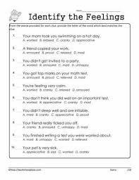 Identify The Feelings Therapy Worksheets Anger Worksheets Emotions Activities