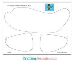Every 2d people image comes with alpha channel for easy usage. Airplane Craft For Preschoolers Free Template Crafting Jeannie Crafting Jeannie