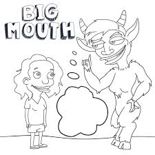 Learn to draw and color a coloring page of a mouth showing lips and teeth. Big Mouth Coloring Page Free Printable Coloring Pages For Kids