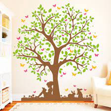 Sie können beispielsweise schnell und kostengünstig eine dramatische änderung an jedem kammer vornehmen, indem sie einfach die hausrat neu vorschreiben oder die wände rein einer neuen farbe pinseln. Baum An Die Wand Malen Kinderzimmer Images Slike