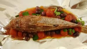 Maybe you would like to learn more about one of these? Scorfano Al Cartoccio Con Pomodorini Mentuccia Ed Olive Itrana Le Chicche Di Cristiana