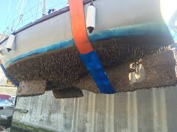 Bilge keels increase hydrodynamic resistance to rolling, making the ship roll less. Antifouling Preparing The Hull And Applying Antifoul Paint To My Sailing Boat