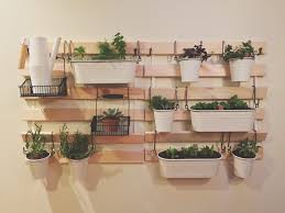 Diy Ikea Living Wall Hack Use The Sultan Bed Planks From Ikea Any Size Depending On Your Space And Wall Strength Ikea Diy Vertical Garden Diy Diy Ikea Hacks