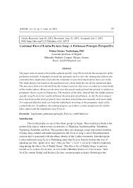 PDF) Continual Flow of Limbu Pa:la:m Song: A Politeness Principle  Perspective