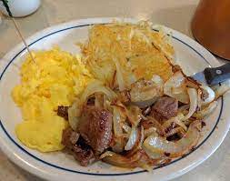 Grilled, tender, sweet usda select sirloin tips grilled with onions and mushrooms. Sirloin Tips Eggs Omions Picture Of Ihop Chicago Tripadvisor
