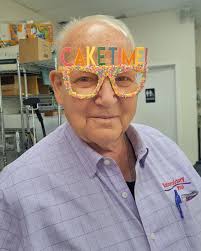 🎉A very happy birthday to our owner Frank Rowan. We had BBQ 🍔for lunch  with all the fixin's but he still kept a close eye