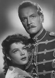 Lovely Romy Schneider, Lilli Palmer, Karl Schönböck and Claus Biederstaedt.  As Anna Oberholzer, Iduna, Alexander Oberholzer and Robert. Fireworks. (  Feuerwerk.) Directed by Kurt Hoffmann.1954. ❤🌹