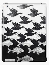 Escher are revealed to the students. Mc Escher Sky And Water Art Print Escher Art Paper High Quality Home Garden Vintage Nautical Home Decor Posters Prints