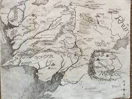 Belarusian artist evgeni koroliov attained a degree in fine arts and a master's degree in art history. Map Of Middle Earth Middle Earth Map Drawing Base Ink Art