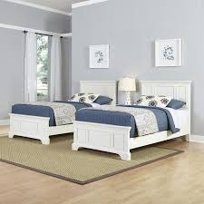 This twin xl bed in a bag set is available in black, pink, dark grey. Home Styles Naples Two Twin Beds 3 Piece Bedroom Set In White Walmart Canada