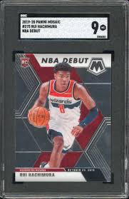 Amplify your spirit with the best selection of wizards gear, washington wizards deni avdija jerseys, and merchandise with fanatics. Wizards Rui Hachimura 2019 Panini Mosaic 275 Nba Debut Rookie Card Graded 9 Sgc
