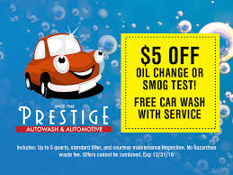 Premium wash solutions & rinses. Oil Change And Smog Check Coupon Prestige Autowash Automotive Best Car Wash San Diego