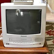 Shop for tv with vcr combo online at target. Tv Vcr Combo 13 Panasonic White Omnivision Vhs Pvq 1312w Tested With Remote Panasonic Tv Vcr Combo Tv Vcr