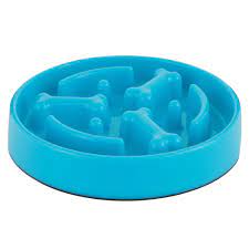 Having a slow feed bowl or puzzle feeder on hand for those situations where your dog insists on eating too fast is a great idea. Top Paw Slow Feeder Pet Bowl Dog Food Water Bowls Petsmart