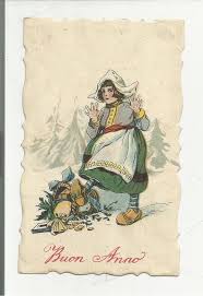 Antica Cartolina Di Buon Anno 72916 Cartoline Carta D Epoca Illustrazioni Vintage
