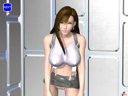 TIFA LOCKHART 20 Year Old, NUDE, HUGE TITS, CG FLASH GAME SHOTS (Includes  Game Download) - 3 - Hentai Image