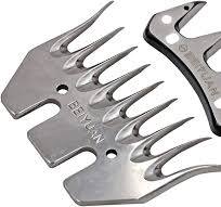 M.Z.A hoge sterkte koolstofstaal schapen scheren mes voor geiten Clipper  schaar blade 9 Teeth Scimitar : Amazon.nl: Huisdierbenodigdheden