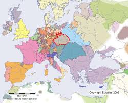 Carte europe carte du monde. Euratlas Periodis Web Carte De Hongrie Et Boheme En L An 1500