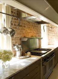 10 Farmhouse Kitchen Backsplash Ideas 2020 Classic Style Rustic Kitchen Backsplash Brick Kitchen Brick Wall Kitchen