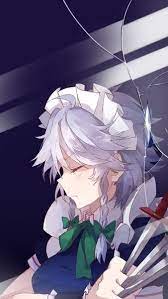 sakuya izayoi イラスト アニメキャラクター 東方 かわいい