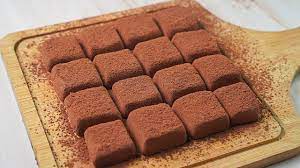Add sweetened condensed milk and beat until thick and well combined. Chocolate Truffle Recipe With 2 Ingredient Condensed Milk Chocolate Truffles Yummy Youtube
