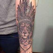 Dk tattoo creations100% සෞඛ්‍යය ආරක්ශිතව හා නිර්මාණාත්මකව ඔබේ ටැටූ එක නිම. Super Tattoo Lion Geometric Leg Ideas Tattoos Indian Tattoo Leg Tattoos