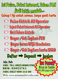 Inject paket internet indosat reviewed by unknown on 19:57 rating: Buat Yang Mau Jadi Agen Pulsa Elektrik Asiamandiri Pulsa Facebook