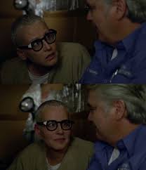 Lori Petty As Lolly Whitehill And Michael Harney As Sam Healy On Orange Is The New Black Season 4