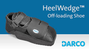 darco international heelwedge off loading shoe