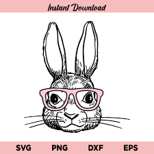 Download Bunny With Glasses Svg Easter Bunny With Glasses Svg Bunny With Glasses Svg File Easter Bunny Svg Glasses Svg Rabbit Svg Easter Bunny With Glasses Svg Png Dxf Buy Svg Designs