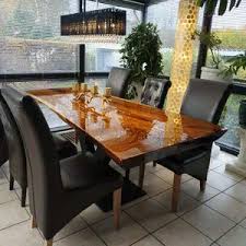 We would like to show you a description here but the site won't allow us. Contemporary Dining Table Kauri Unik Solid Wood Epoxy Lacquered Metal Base