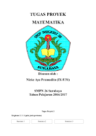 Nilai uas bahasa indonesia semester ganjil kelas xi mia d. Doc Tugas Proyek Saras Angelia Academia Edu