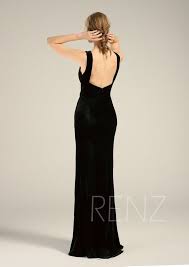 Prom Dress Black Velvet Bridesmaid Dress Backless Wedding Dress Boat Neck Sheath Party Dress Sleeveless Fitted Women Formal Dress Lv562 Velvet Bridesmaid Dresses Bridesmaid Dresses Backless Wedding